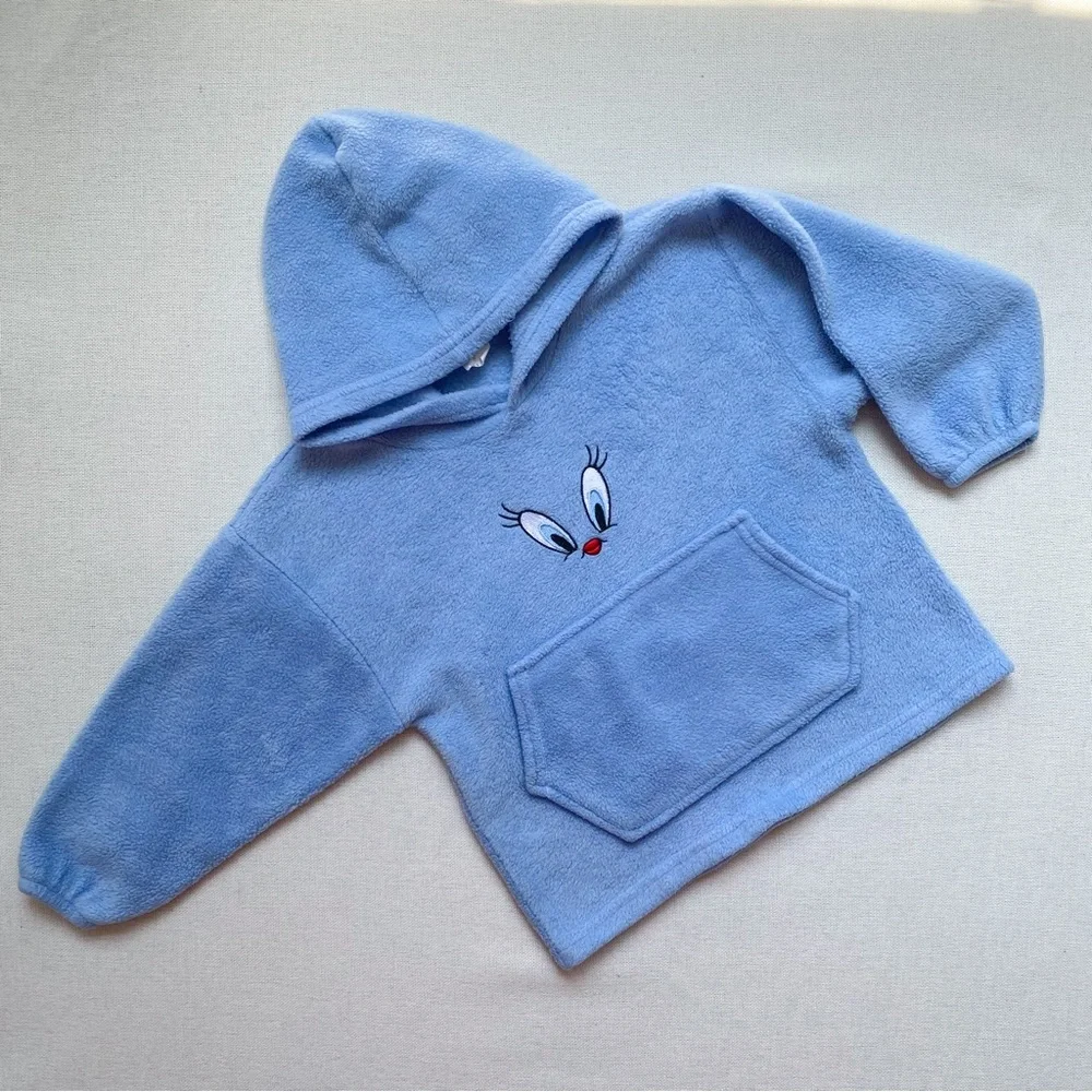 Vintage Tweety Fleece 2 Piece Sweatshirt & Pants Set - Picture 2 of 11